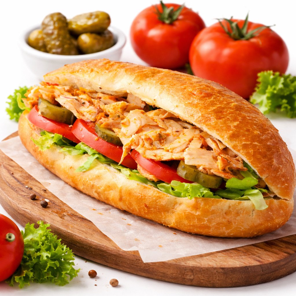 Tavuk Ekmek Sandviç